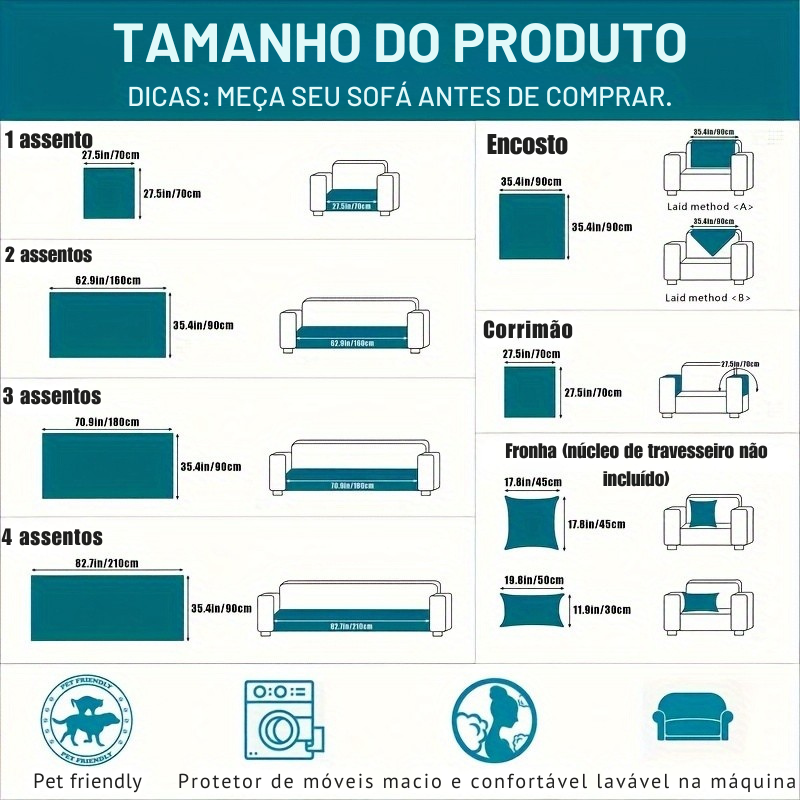 Capa de Sofá Ultra Luxuosa e Macia em Pêlo de Coelho