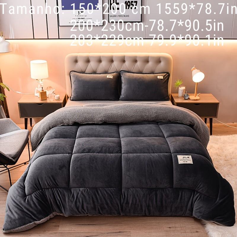Manta Luxuosa Sherpa Dupla Face