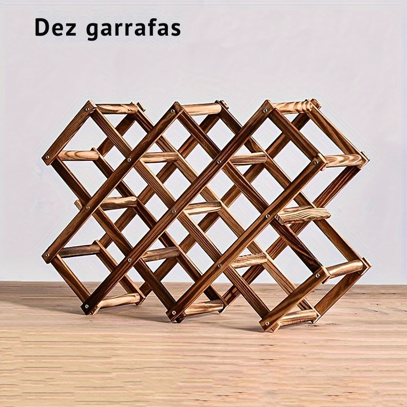 Adega de Madeira Empilhável