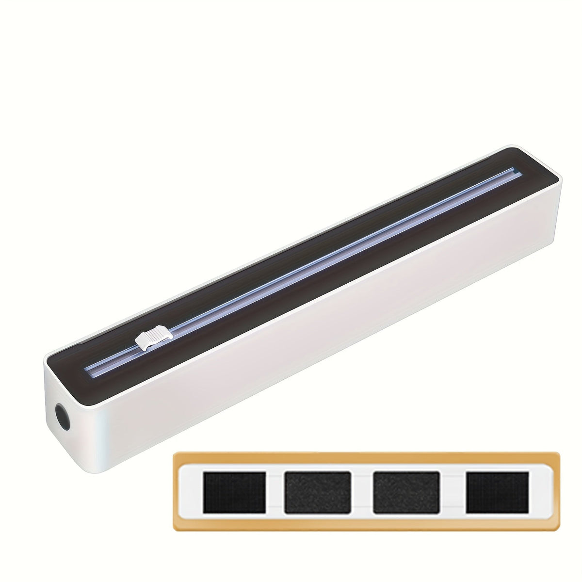 2-in-1 Plastic Film Dispenser with Integrated Cutter