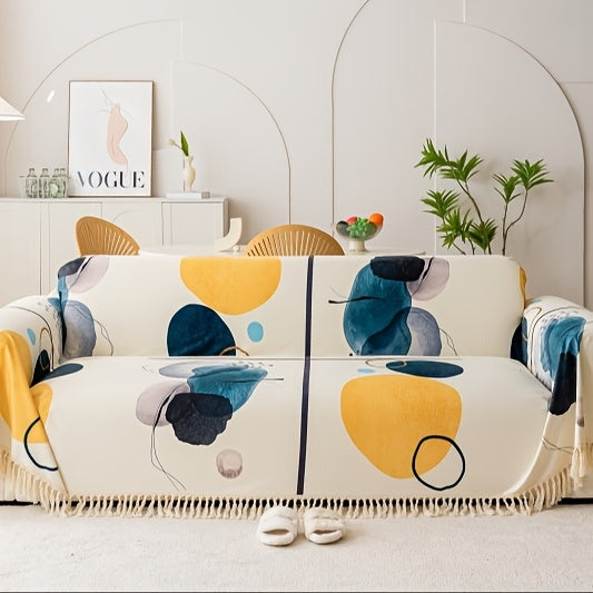 Capa de Sofá Estilo Boho Toque de Cor e Elegância