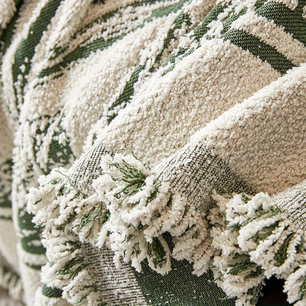 Capa de Sofá Boho Jacquard Chenille