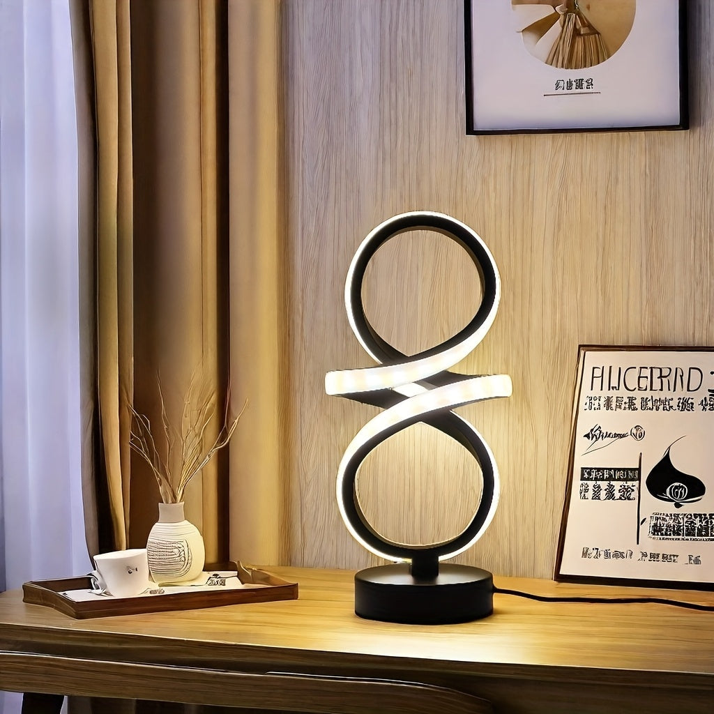 Luminária LED Elegante USB com Brilho Ajustável