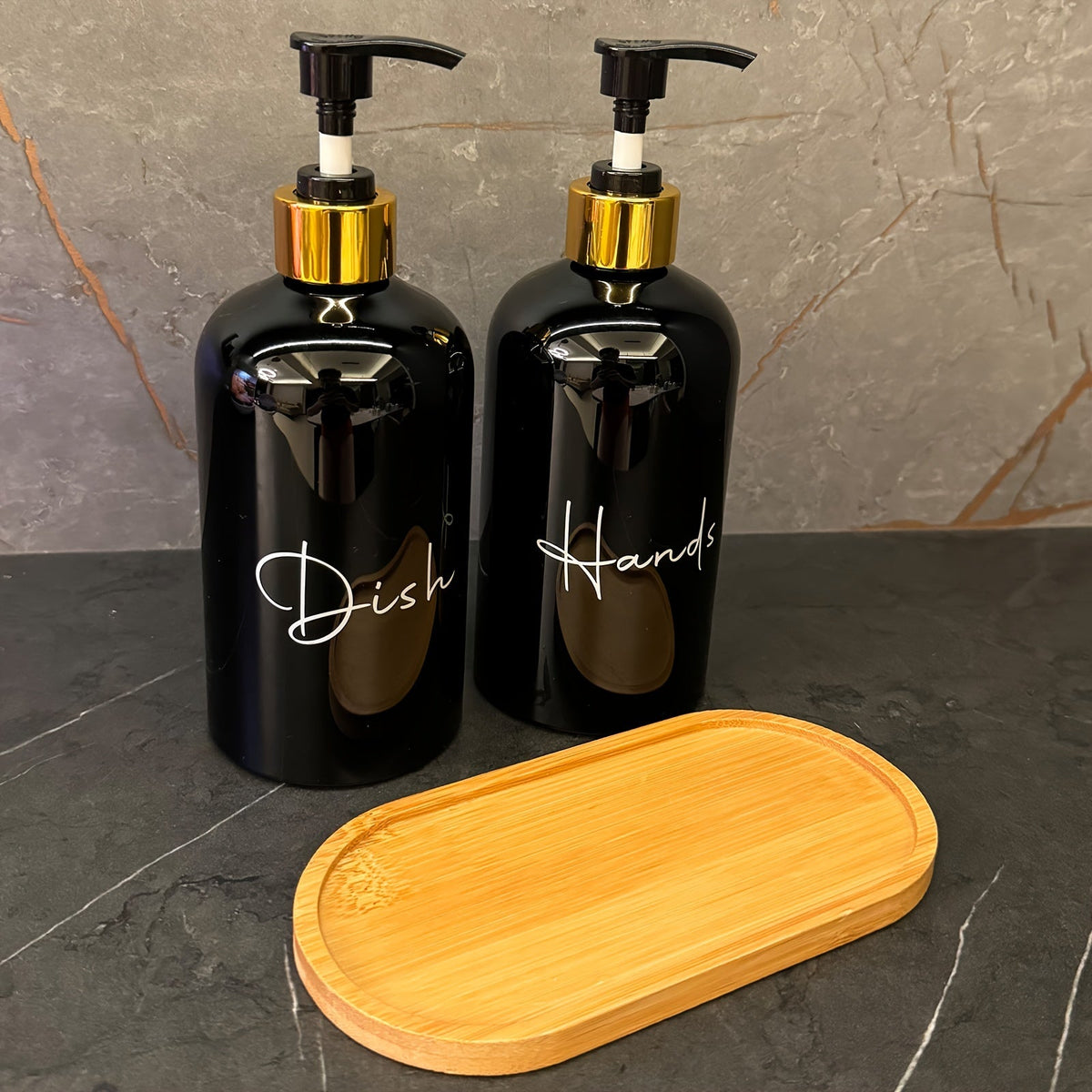 Kit 2x 500ml Refillable Soap Dispensers