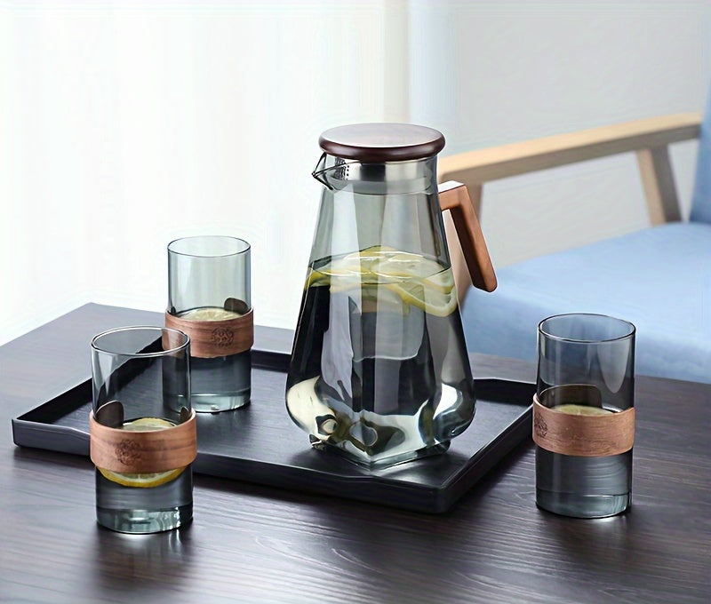 Conjunto Copos de Vidro Borossilicato com Capas