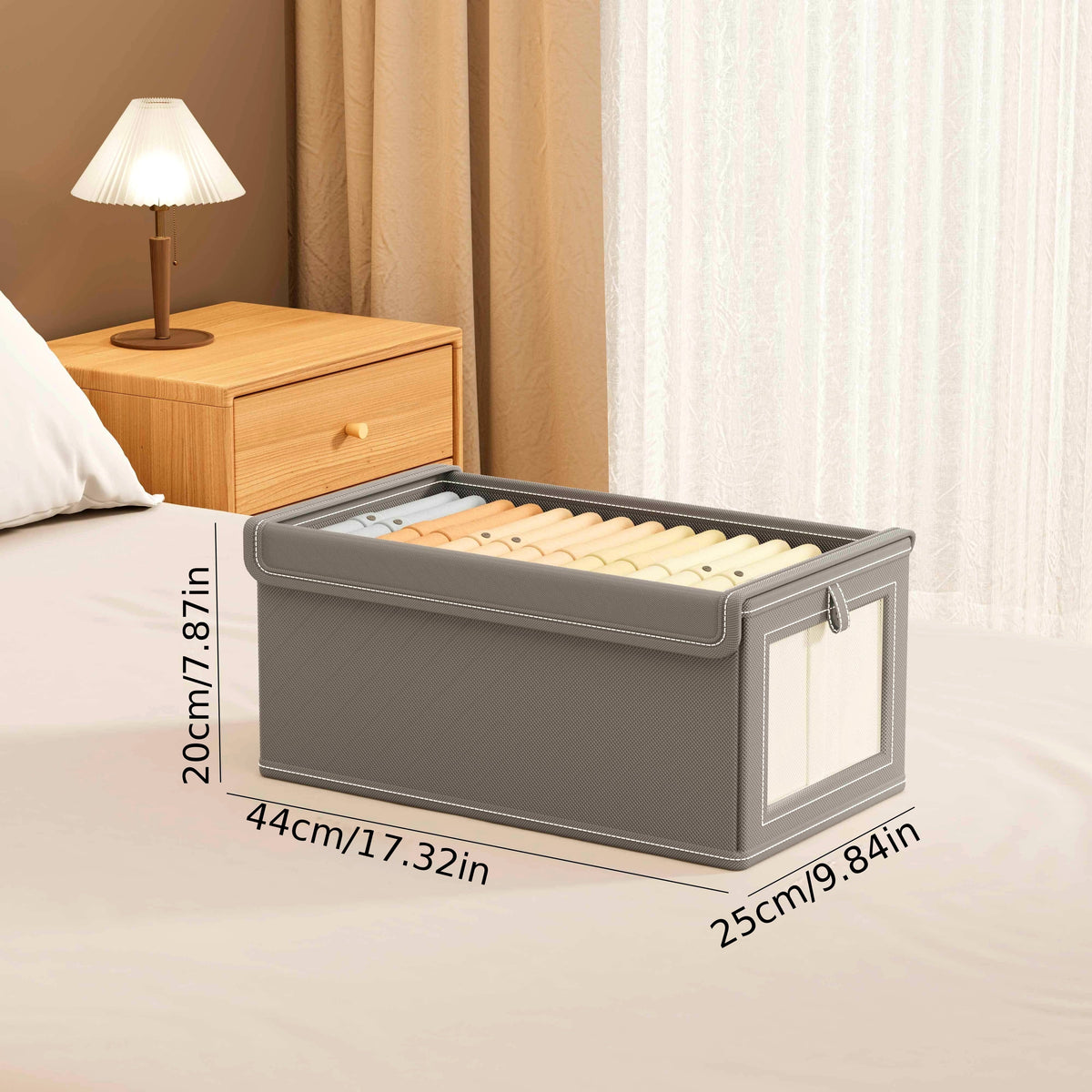 Organizador de Roupas com Visor Transparente