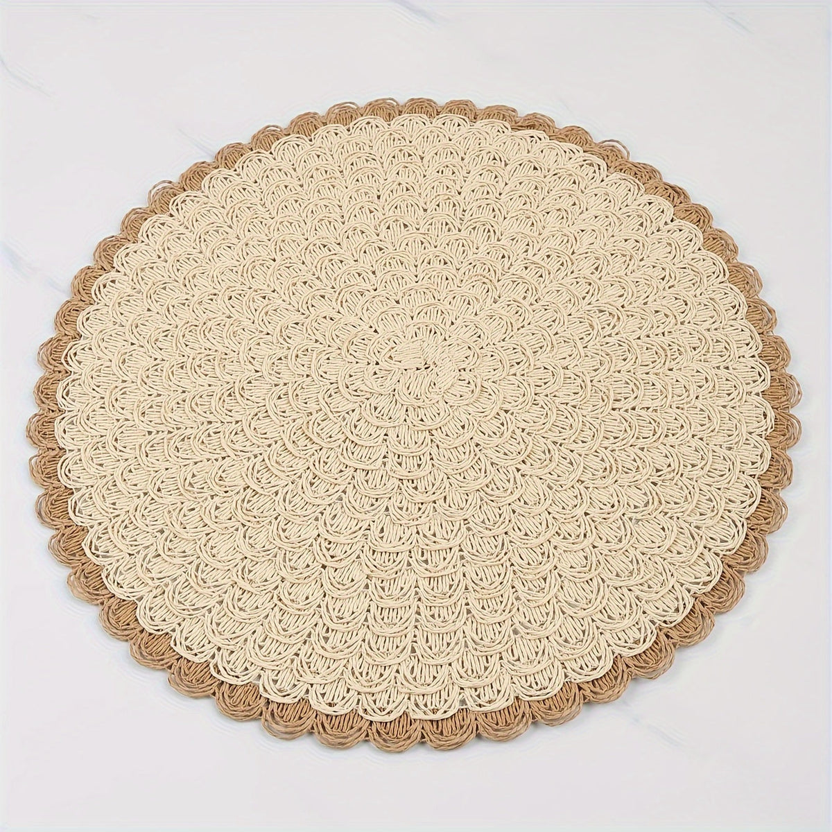 Jogo de Sousplats Bohemian Antiderrapante Chic Natural