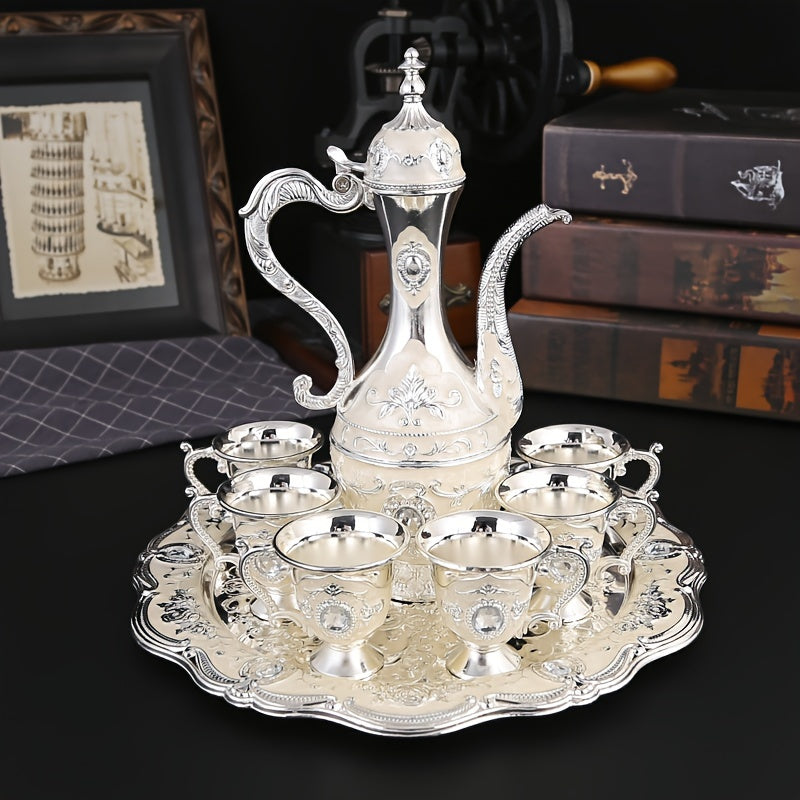 Conjunto de Jarra Retrô Luxuoso Estilo Turco-Europeu