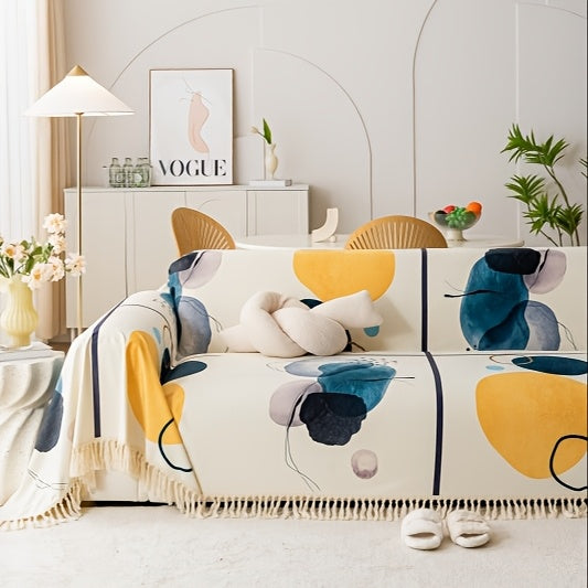 Capa de Sofá Estilo Boho Toque de Cor e Elegância