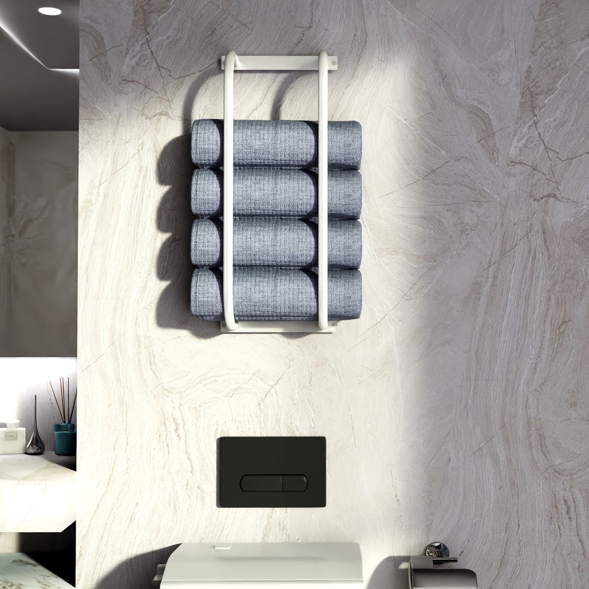 Toalheiro de Parede Premium Design Compacto
