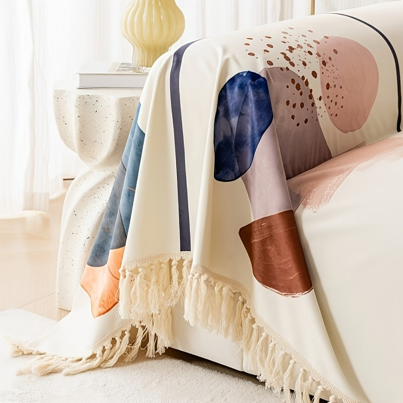 Capa de Sofá Estilo Boho Toque de Cor e Elegância
