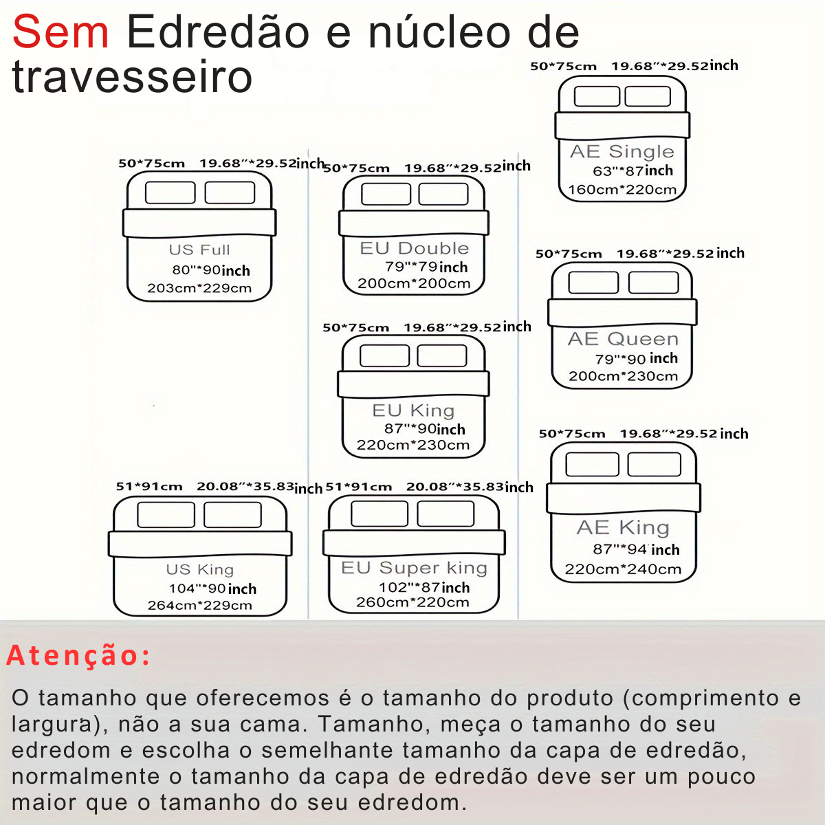 Jogo de Cama Azul Sereno